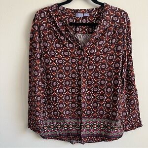 Laura Scott Red Blouse